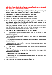 Đề cương thi vấn đáp môn Triết - Triết học Mác Lênin | Trường Đại học Văn hóa Hà Nội