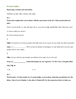 Giải Tiếng Anh 11 Unit 3: Communication and culture/Clil