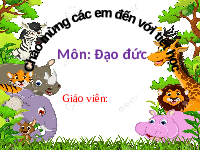 Giáo án điện tử Đạo Đức 1 Bài 24 Kết nối tri thức: Phòng, tránh tai nạn giao thông