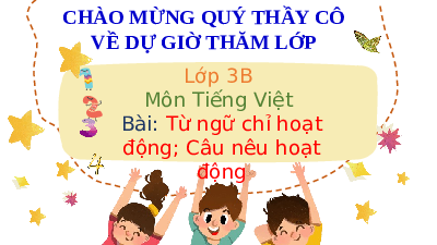 Giáo án điện tử Tiếng Việt 3 Tập 1 Bài 2 Kết nối tri thức: Về thăm quê - Luyện tập: Từ ngữ chỉ sự vật, hoạt động, câu giới thiệu, câu nêu hoạt động. Viết tin nhắn