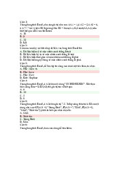 Trắc nghiệm Excel - Tin học văn phòng  | Trường đại học Lao động - Xã hội