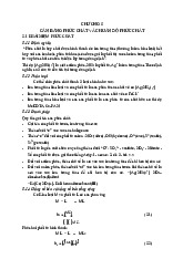 CHƯƠNG 5 Cân bằng phức chất và chuẩn độ phức chất | Lí thuyết Hoá đại cương | Trường Đại học khoa học Tự nhiên