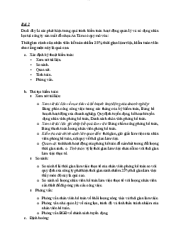 Bài tập Marketing căn bản có đáp án