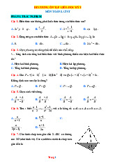 Đề Ôn Tập Giữa Học Kỳ 1 Toán 8 Chân Trời Sáng Tạo Giải Chi Tiết