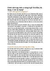 Chính sách ngụ binh ư nông là gì? Ưu điểm, tác dụng, vì sao áp dụng?