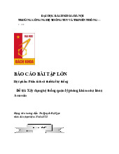 Bài Tập Lớn: Phân Tích và Thiết Kế Hệ Thống Quản Lý Phòng Khám Nha Khoa | Môn Phân tích thiết kế hệ thống - Trường Đại học Bách khoa Hà Nội