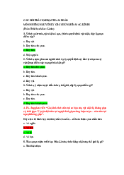 Câu hỏi trắc nghiệm tham khảo - Triết học Mác Lenin| Đại học Kinh Tế Quốc Dân