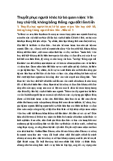 Thuyết phục người khác từ bỏ quan niệm: Văn hay chữ tốt, không bằng thằng ngu dốt lắm tiền