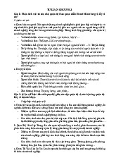 Tự luận chương 1 Môn Quản trị học đại cương | Đại học Bách Khoa Hà Nội