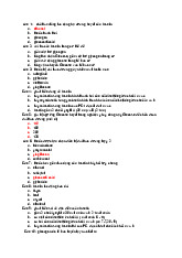 Đề cương ôn tập Dược lý | Đại học Nguyễn Tất Thành