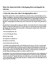 Phân tích đoạn trích Kiều ở lầu Ngưng Bích của Nguyễn Du siêu hay | Ngữ văn 9