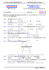 05 đề thi thử giữa học kì 2 môn Toán 10 năm học 2024 – 2025 có đáp án