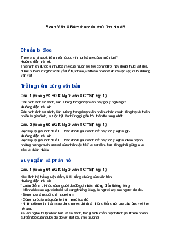 Soạn Văn 8 Bài 3: Sự sống thiêng liêng | Bức thư của thủ lĩnh da đỏ | Chân trời sáng tạo