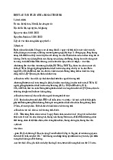 Bệnh án hậu phẫu chửa ngoài tử cung | Y tế - Sức khỏe