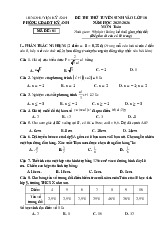 Đề thi thử Toán tuyển sinh lớp 10 năm 2025 – 2026 phòng GD&ĐT Kỳ Anh – Hà Tĩnh