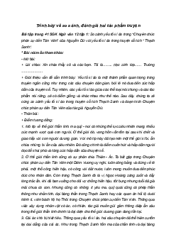 Soạn bài Trình bày về so sánh, đánh giá hai tác phẩm truyện | Ngữ văn 12 Cánh diều (Tập 1)