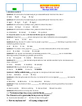 Bộ 10 đề Tiếng anh ôn thi vào lớp 10 TP HCM 2025-2026 có đáp án