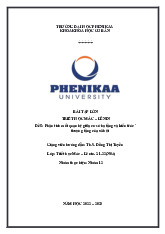 Phân tích mối quan hệ giữa cơ sở hạ tầng và kiến trúc thượng tầng của xã hội | BÀI TẬP LỚN TRIẾT HỌC MÁC – LÊNIN
