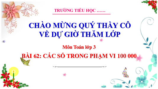 Bài 62: Các số trong phạm vi 100 000 (Tiết 2) | Bài giảng PowerPoint Toán 3 | Cánh Diều