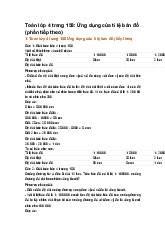 Toán lớp 4 trang 158: Ứng dụng của tỉ lệ bản đồ (phần tiếp theo)