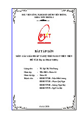 Bài tập lớn: Các Giải Pháp và Hệ Thống IoT Tiên Tiến | Iot và ứng dụng | Học viện Công nghệ Bưu chính Viễn thông