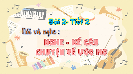 Giáo án điện tử Tiếng Việt 4 Nói và Nghe Chân trời sáng tạo: Nghe kể câu chuyện về ước mơ