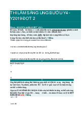 Thi lâm sàng ung bướu - sản phụ khoa | Đại học Y Dược Thành phố Hồ Chí Minh