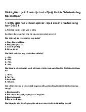 Đề thi giữa học kì 2 môn Lịch sử - Địa lý 6 sách Chân trời sáng tạo có đáp án