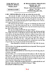 Đề Giao Lưu HSG Ngữ Văn 8 Cụm Nga Sơn 2024-2025 Có Đáp Án