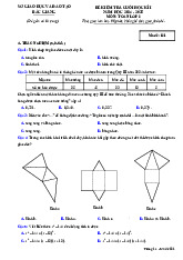 Đề kiểm tra cuối học kì 1 Toán 8 năm 2024 – 2025 sở GD&ĐT Bắc Giang