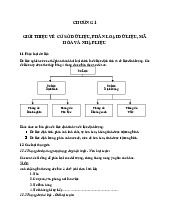 Giới thiệu Cơ sở Dữ liệu và Phân loại Dữ liệu | Môn Cơ sở dữ liệu - Đại học Kinh tế và Quản trị kinh doanh, Đại học Thái Nguyên