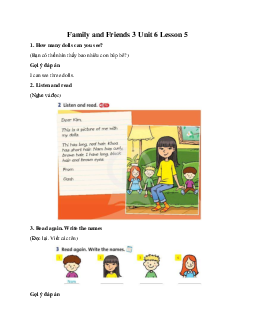 Family and Friends 3 Unit 6 Lesson 5 I have a new friend