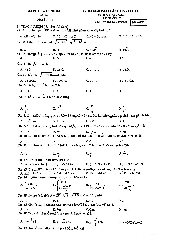 Đề thi học kỳ 1 Toán 9 năm 2020 – 2021 phòng GD&ĐT Ân Thi – Hưng Yên