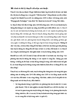 Bối cảnh ra đời lý thuyết viên đạn ma thuật | môn Triết học Mác -Lênin | Đại học sư phạm Hà nội 
