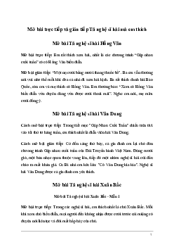 Viết đoạn mở bài trực tiếp và gián tiếp Tả nghệ sĩ hài mà em thích (20 mẫu) | Tập làm văn lớp 5