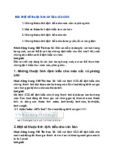 Giải SGK Tin học 12 Chân trời sáng tạo Bài F8: Một số thuộc tính cơ bản của CSS