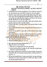 Đề cương ôn tập môn Ngôn ngữ lập trình | Trường Đại học Bách Khoa Hà Nội