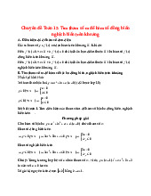 Tìm tham số m để hàm số đồng biến nghịch biến trên khoảng | Chuyên đề Toán 12