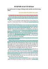 Ôn tập cuối kì Môn Lịch sử Việt Nam | Đại học Sư phạm Thành phố Hồ Chí Minh