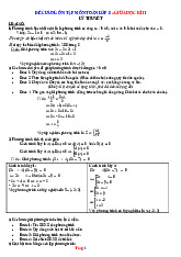 Đề Cương Ôn Thi Toán 8 Giữa Học Kỳ 2 Năm Học 2025-2026