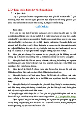 Lý luận nhận thức duy vật biện chứng: Cảm tính và Tri giác | Môn Triết học Mác - Lênin - Đại học Cần Thơ