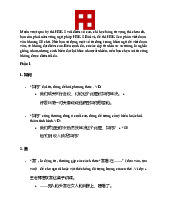 Tổng hợp ngữ pháp HKS 5- Trường Đại học Ngoại ngữ- Đại học Quốc gia Hà Nội