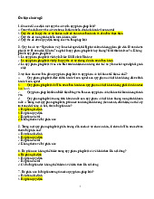 Bộ câu hỏi trắc nghiệm ôn tập chương 2 môn Pháp luật đại cương | Trường đại học Mở Hà Nội