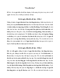 Chia sẻ kỉ niệm về ngày đầu tiên đi học (4 mẫu) | Văn mẫu lớp 7 Chân trời sáng tạo