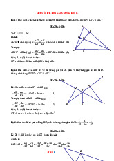 Chuyên Đề Tam Giác Đồng Dạng Bồi Dưỡng HSG Toán 8 Giải Chi Tiết
