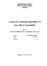 Đề cương mônThương mại điện tử - Trường Đại học lao động -  xã hội.