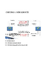 Chương 1 Nền kinh tế và kinh tế học môn Kinh tế vi mô 1 | Học viện Tài chính