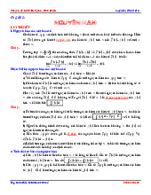 Chuyên đề nguyên hàm, tích phân và ứng dụng Toán 12 – Lê Bá Bảo