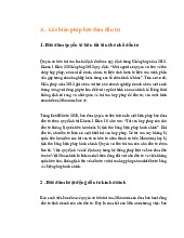 Đề số 3: Phân tích các biện pháp bảo đảm đầu tư theo luật đầu tư năm 2020.Cho ví dụ về thực hiện các biện pháp bảo đảm đầu tư ở Việt Nam  môn Luật đầu tư | Trường đại học Mở Hà Nội