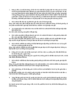 Nhận định đúng sai - Pháp luật đại cương | Trường Đại học CNTT Thành Phố Hồ Chí Minh